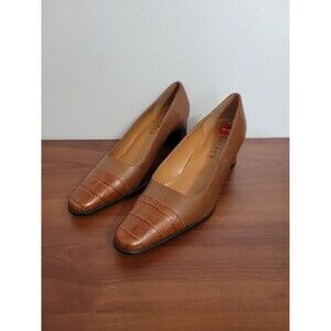 Ralph Lauren Leather Block Heels